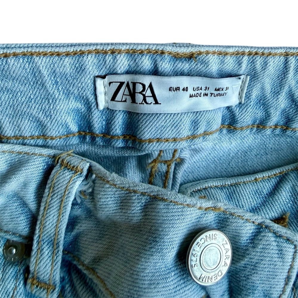 Zara Man Light Distressed Jeans, Skinny Fit - Size 31 - Picture 3 of 4